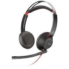 Poly Plantronics Blackwire 5220 Wired Headset - Premium Sound, Comfortable Fit, Sleek Black Design 